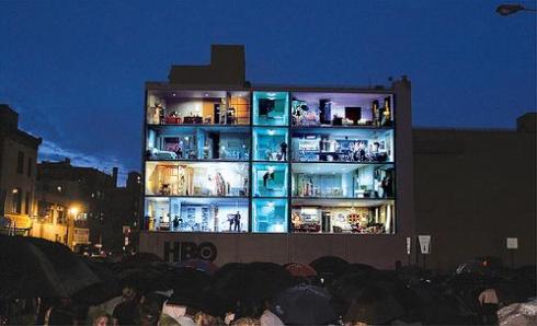 HBO edificio publicidad